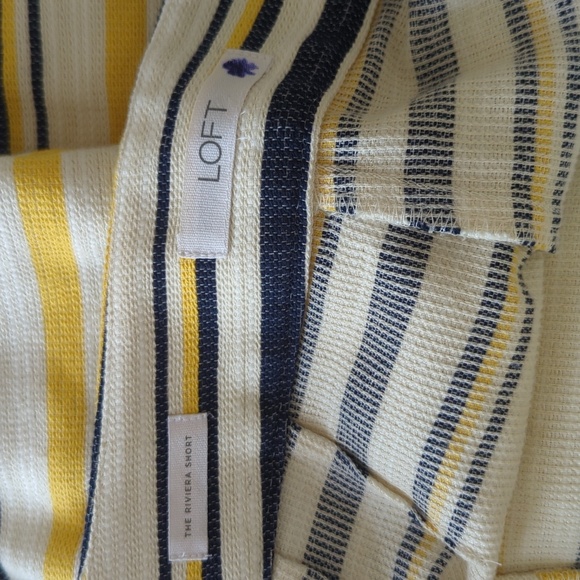J Crew Striped Riviera Shorts with 4 Inch Inseam Length - Picture 7 of 8
